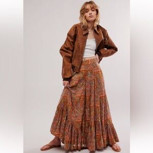 Free People Floral Wide Leg Pants - Multicolor